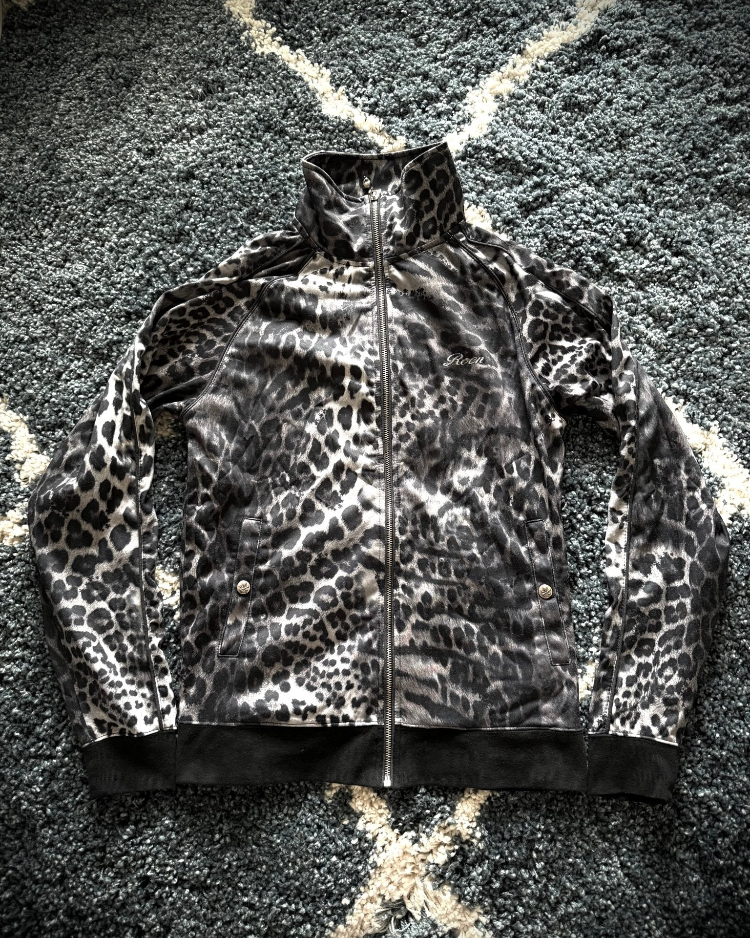 Roen Leopard Track Jacket - wintexarchive