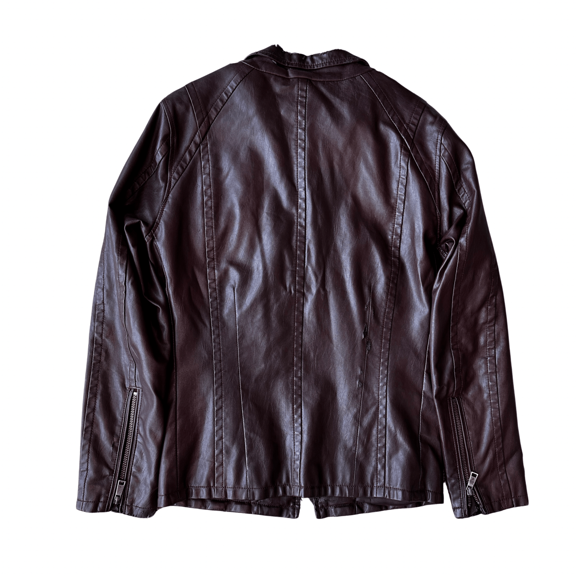 Schlussel asymmetrical zipper rider Jacket - wintexarchive