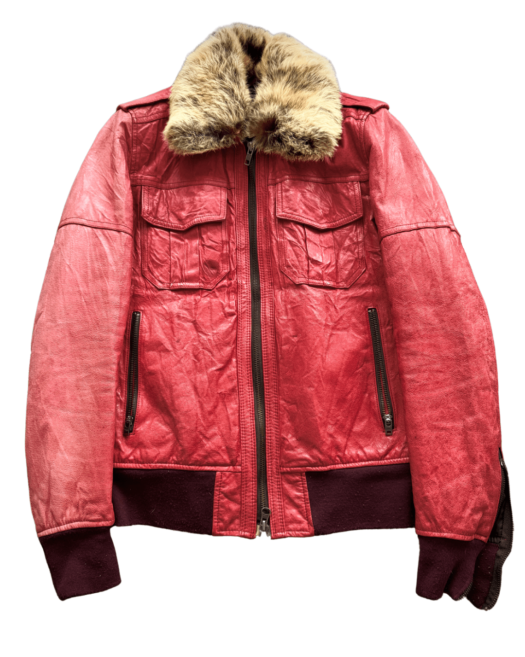 Schlussel Bloodmoon Rabbit Detachable Rabbit Fur Jacket - wintexarchive