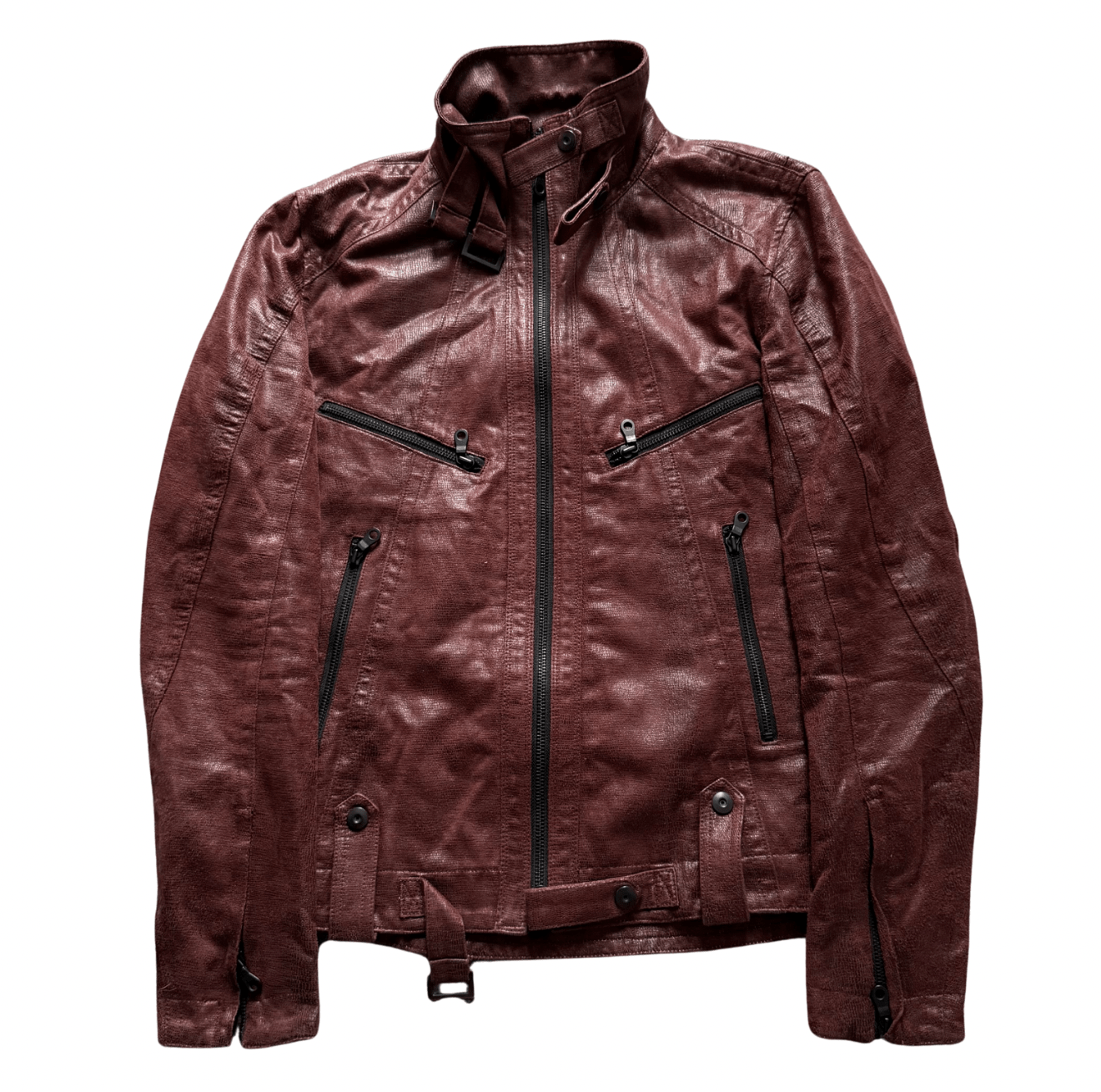 Schlussel Crocodile Bordeux rider jacket - wintexarchive