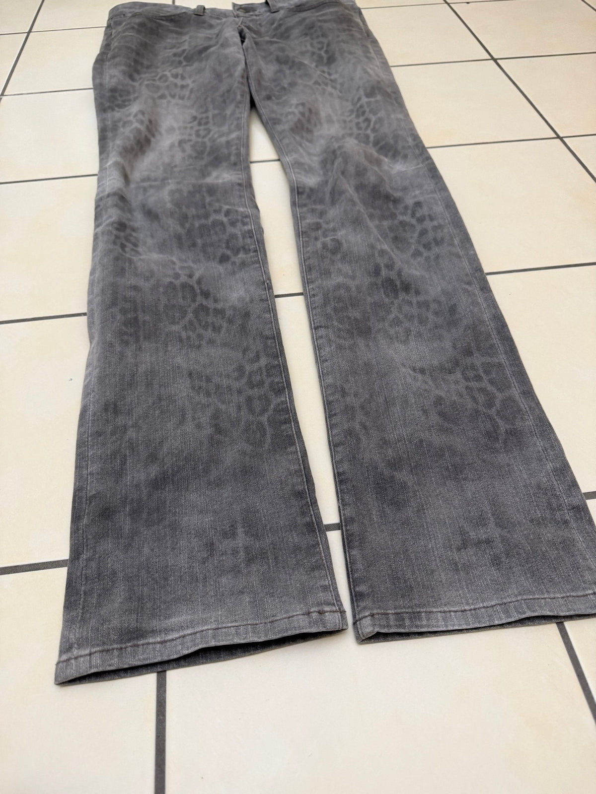 Schlussel Leopard Bootcut Pants - wintexarchive