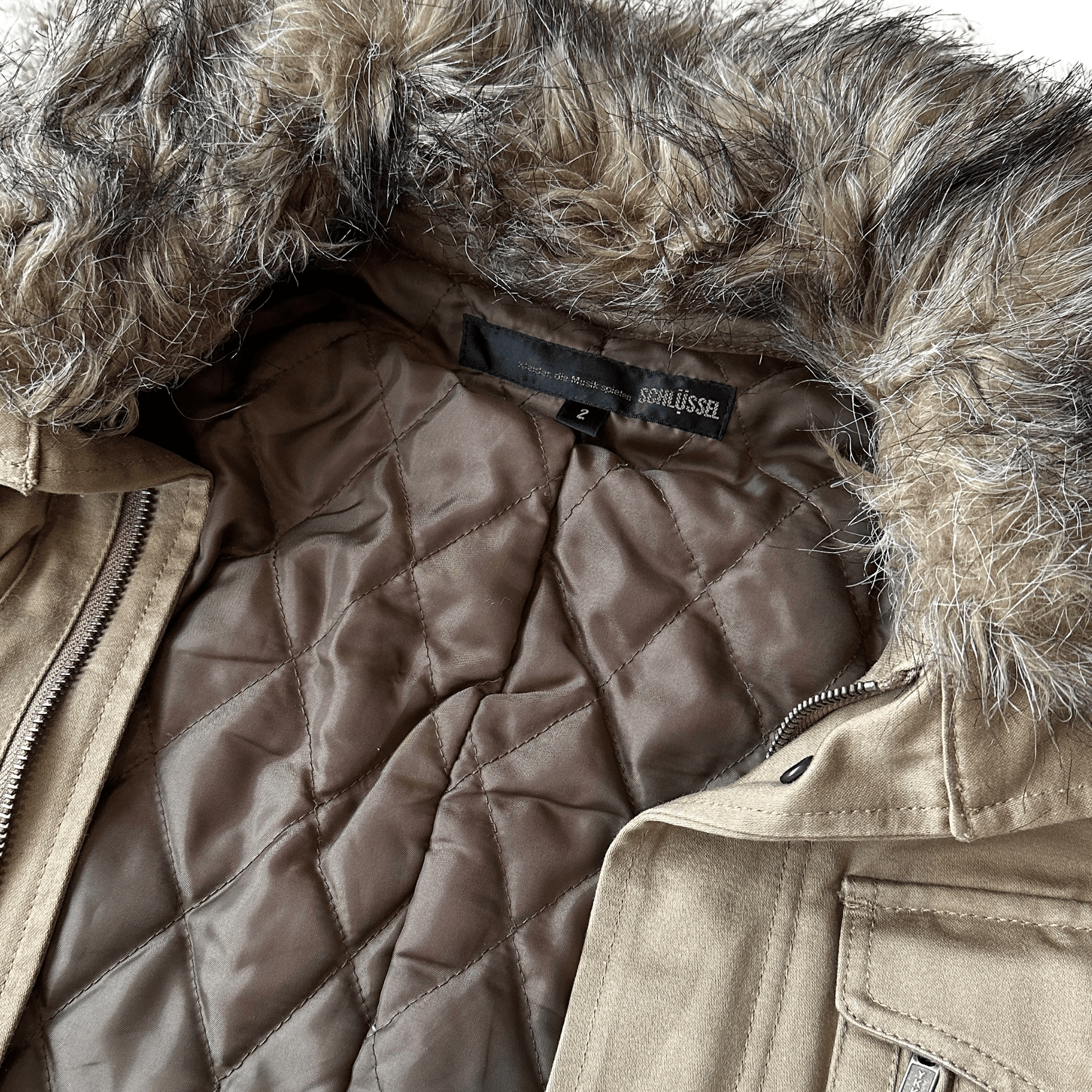 Schlussel Military Fur Jacket - wintexarchive