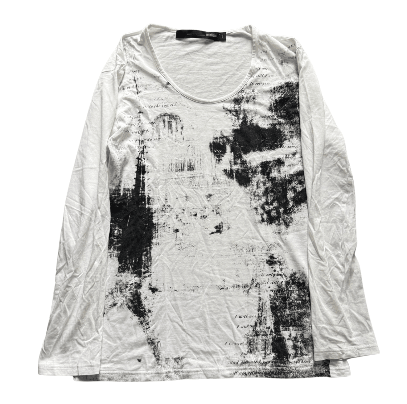 Schlussel paradise poem Longsleeve - wintexarchive