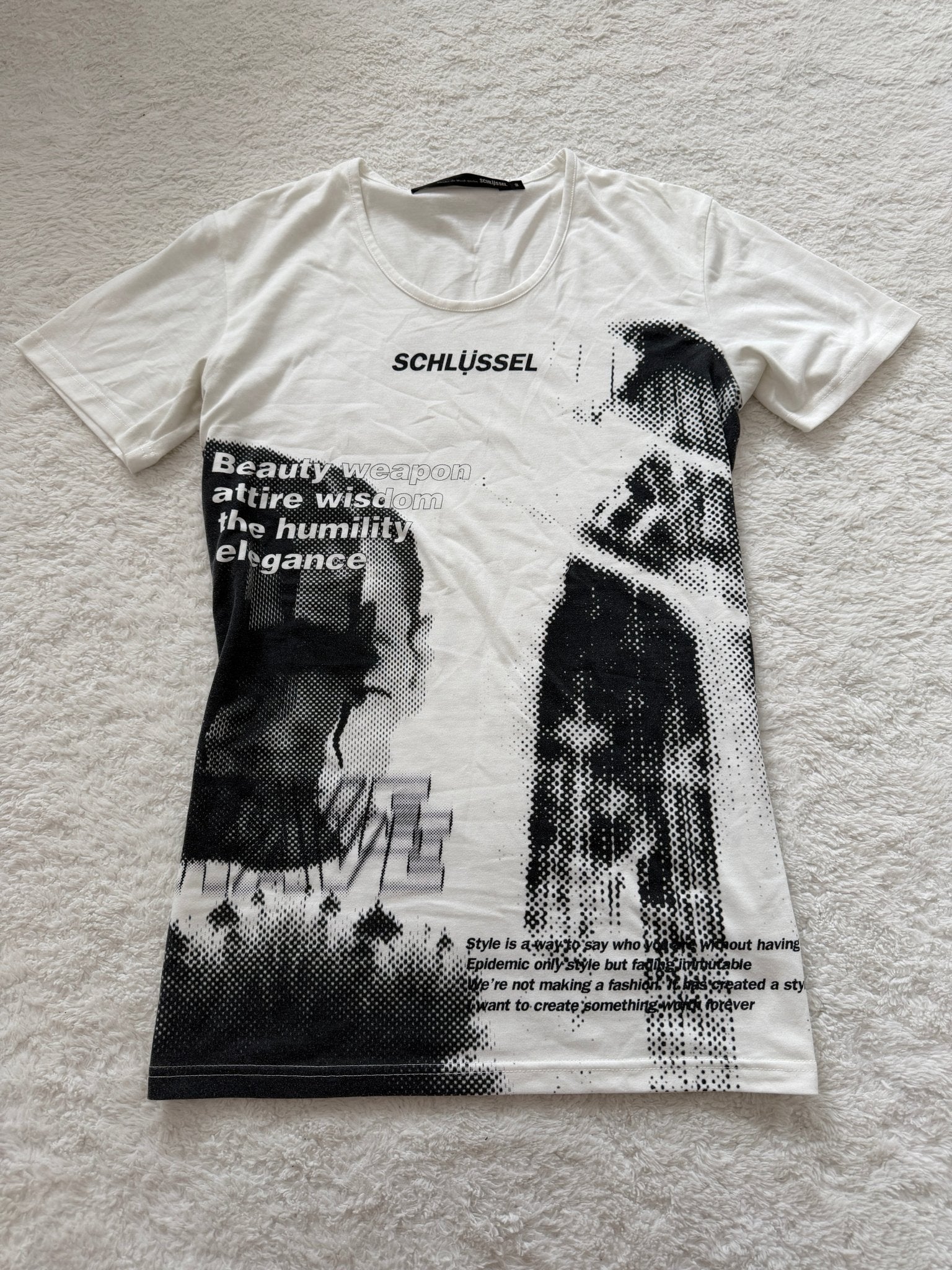 Schlussel Poem Abstract Shirt - wintexarchive