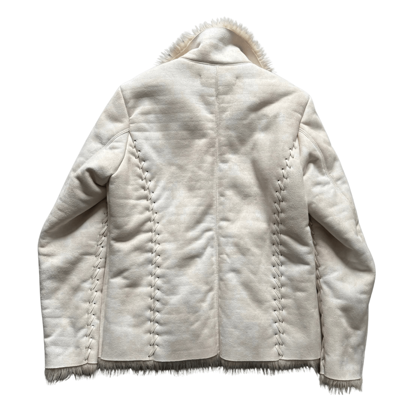 Schlussel Scar Stitched & Fur Rider Jacket - wintexarchive
