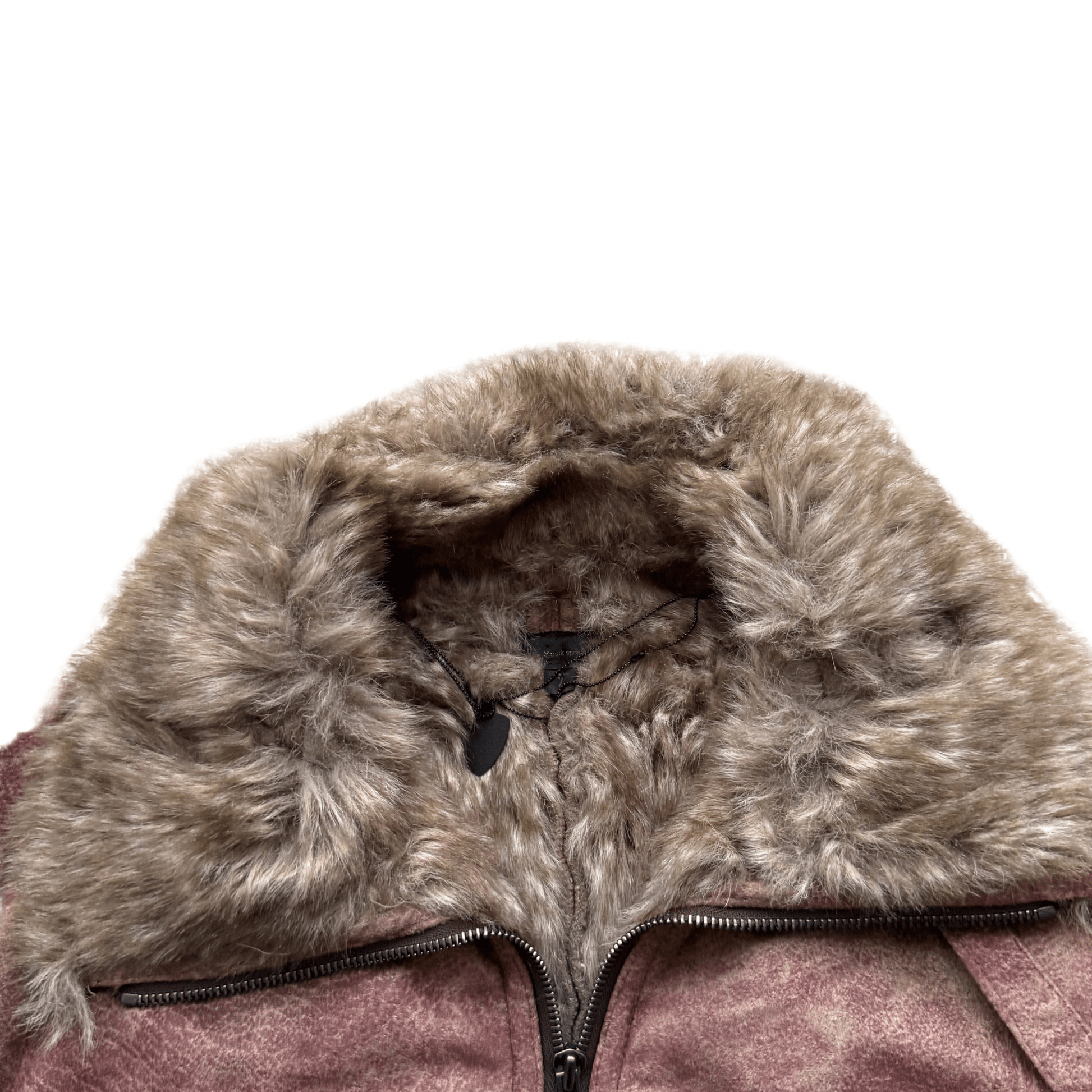 Schlussel Suede Fur Bondage Rider Jacket - wintexarchive
