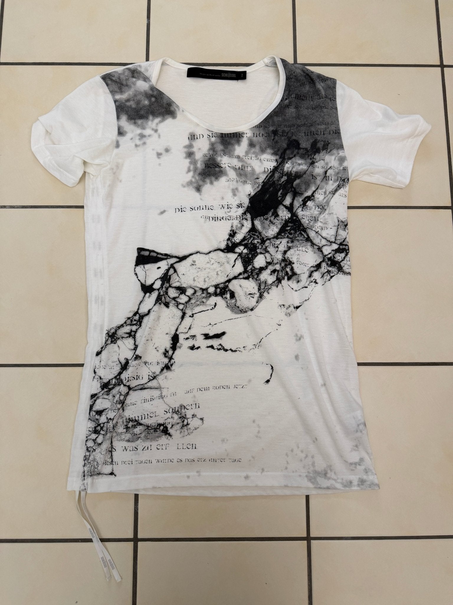 Schlussel Tasseled Shattered Shirt - wintexarchive