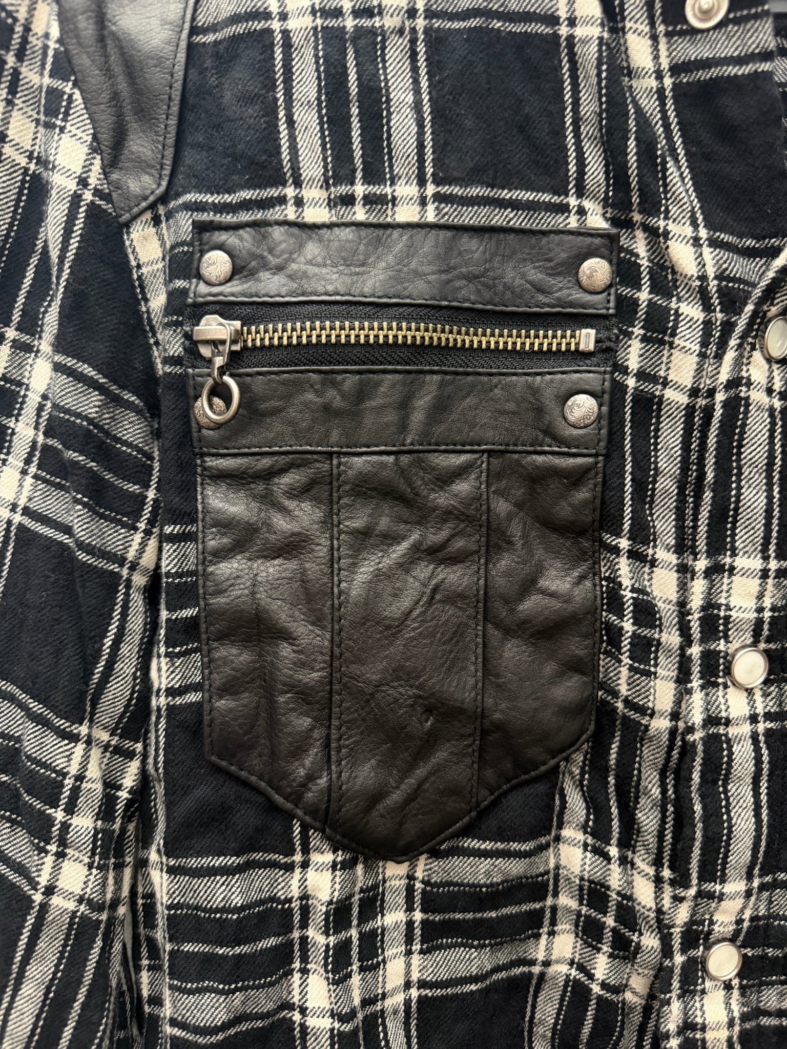 Schorl Hybrid Leather Flannel - wintexarchive