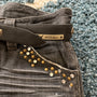 Semantic Design Studded Splattered Flared Denim - wintexarchive