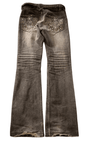 Semantic Design Studded Splattered Flared Denim - wintexarchive
