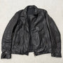 Shellac Asymmetrical Double Rider Leather Jacket - wintexarchive