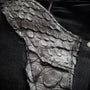 Shohei Takamiya Custom Snakeskin Flared Pierced Pants - wintexarchive