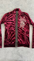 Tornado Mart 00‘s Tribal Embroidery Velour Track Jacket - wintexarchive