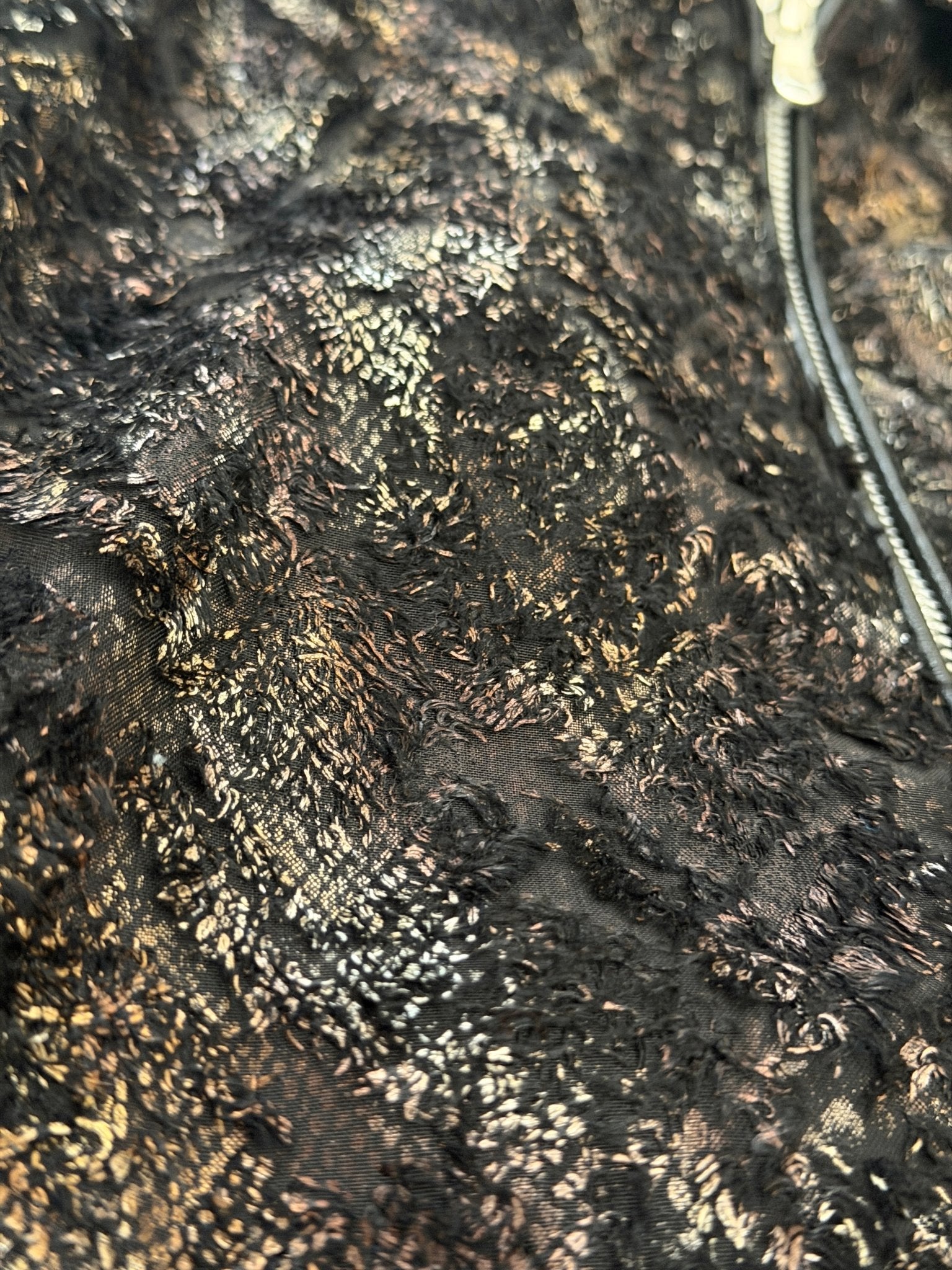 Tornado Mart Abstract Python Glitter Jacket - wintexarchive