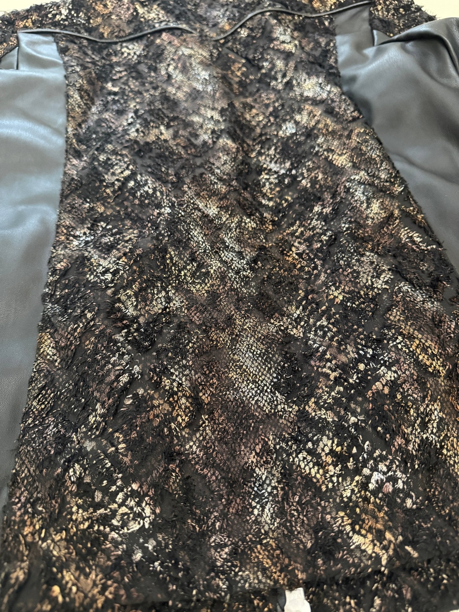 Tornado Mart Abstract Python Glitter Jacket - wintexarchive