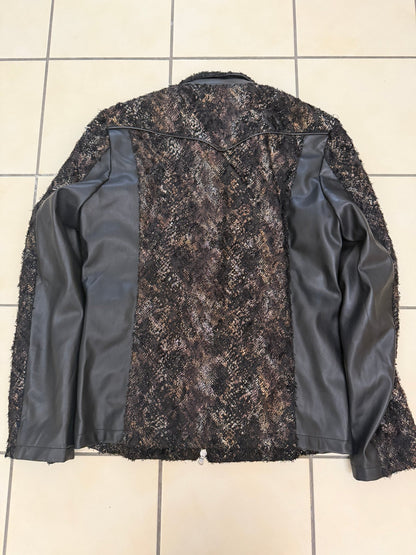 Tornado Mart Abstract Python Glitter Jacket - wintexarchive