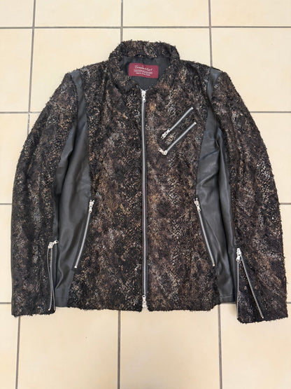 Tornado Mart Abstract Python Glitter Jacket - wintexarchive