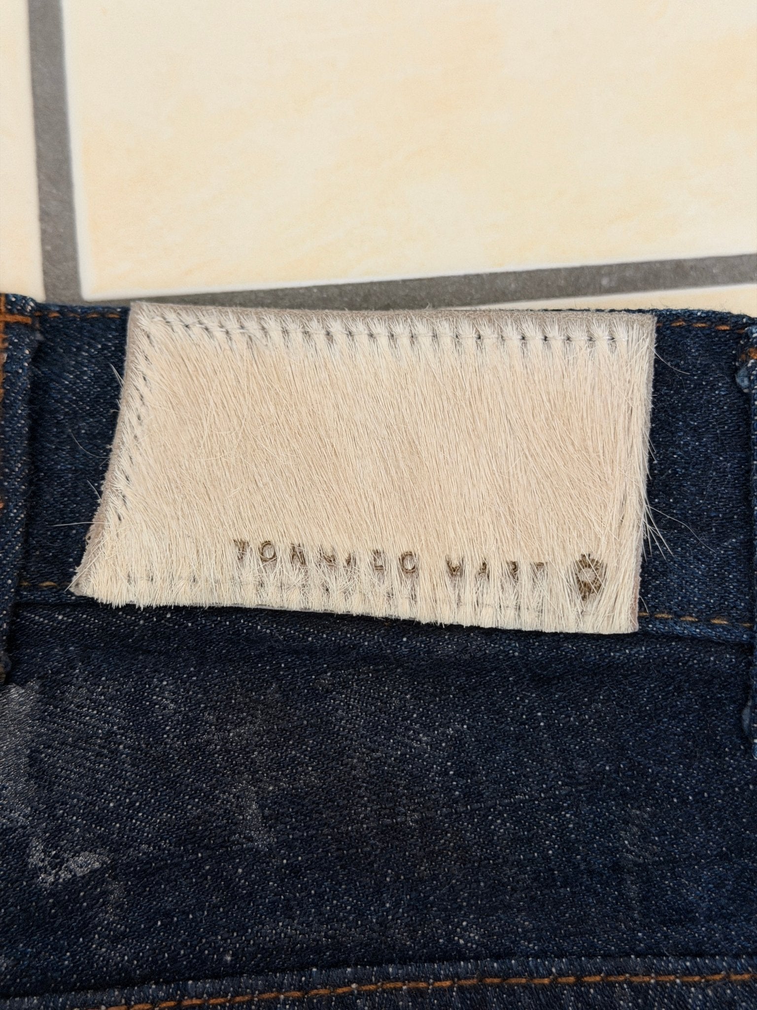 Tornado Mart Backlaced Waxed Bell Bottom Pants - wintexarchive