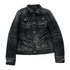 Tornado Mart dark shadow zebra denim jacket - wintexarchive