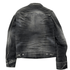 Tornado Mart dark shadow zebra denim jacket - wintexarchive