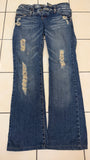 Tornado Mart Double Waisted Distressed Flared Pants - wintexarchive