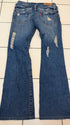 Tornado Mart Double Waisted Distressed Flared Pants - wintexarchive