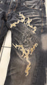 Tornado Mart Evolved Rhinestone Tribal Flared Pants - wintexarchive