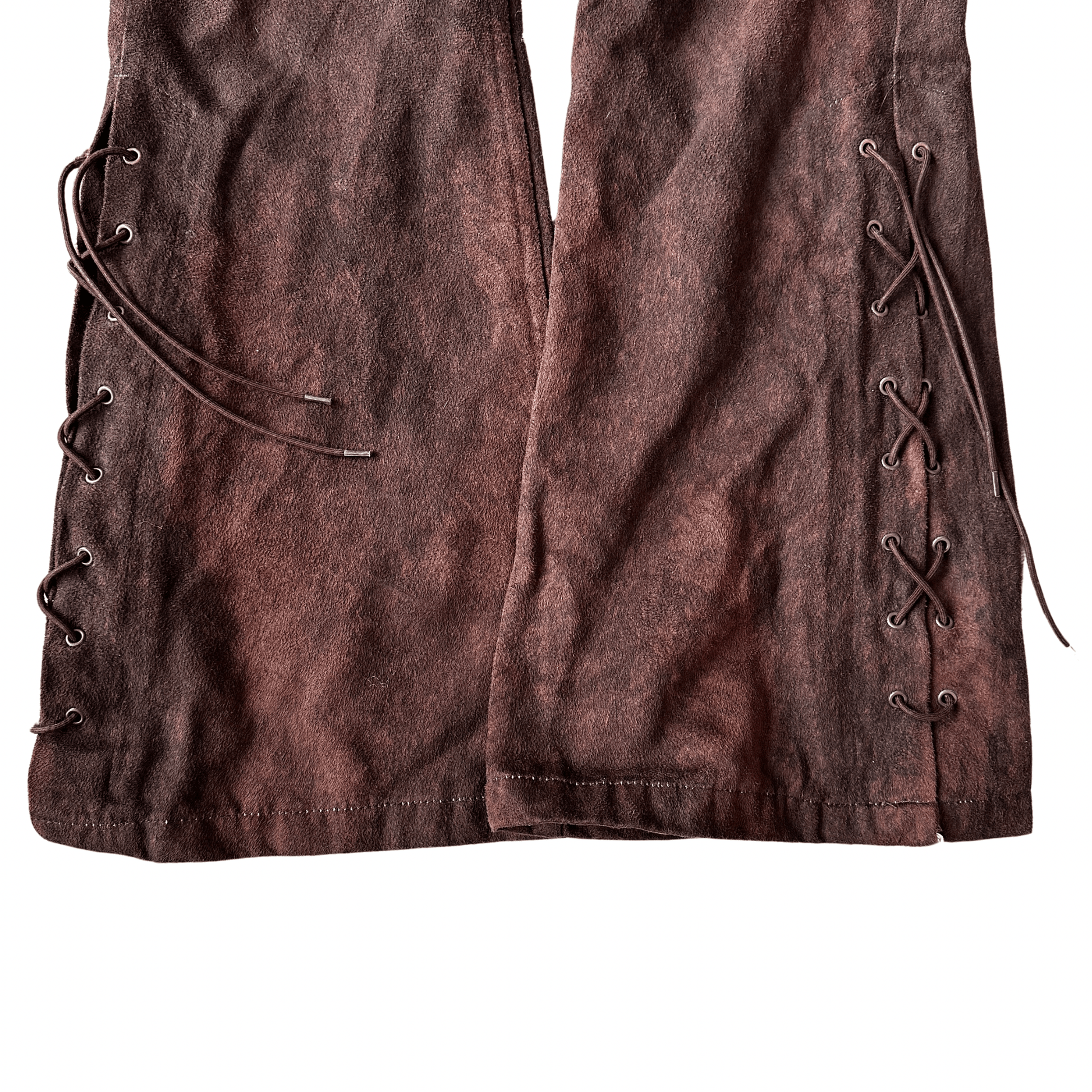 Tornado Mart Exotic Laced Up Flared Pants - wintexarchive