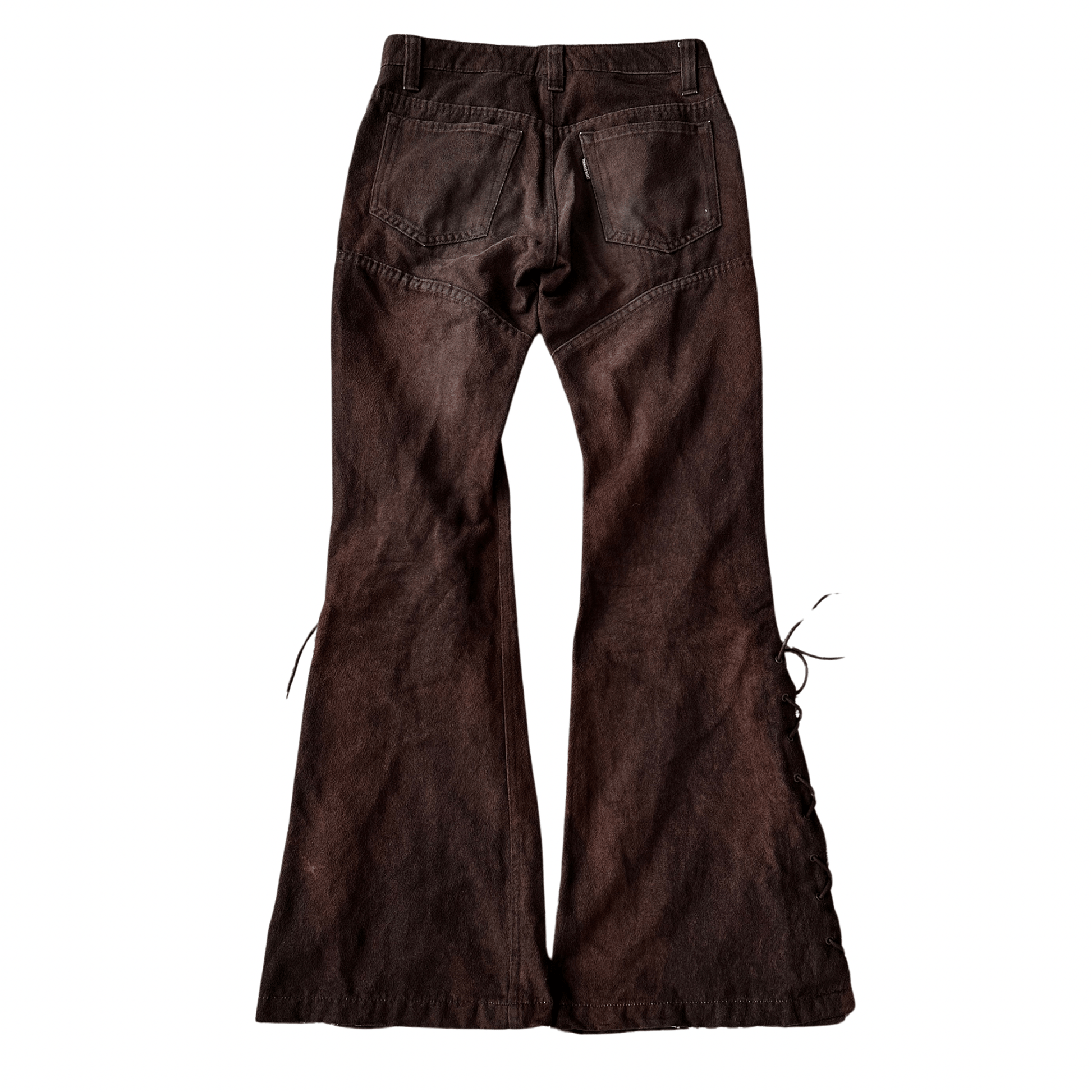 Tornado Mart Exotic Laced Up Flared Pants - wintexarchive