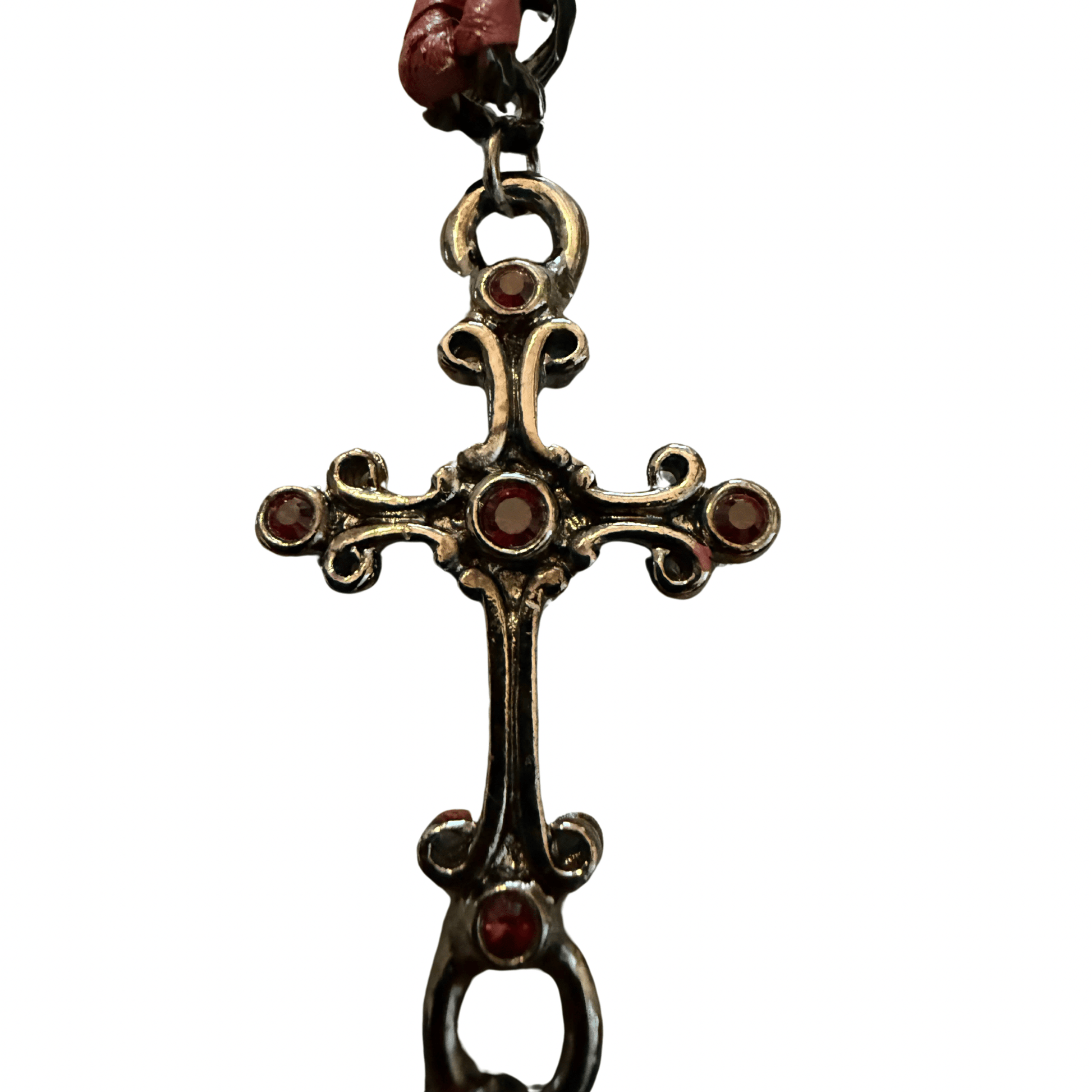 Tornado Mart Frankenstein Heavy Cross Necklace - wintexarchive
