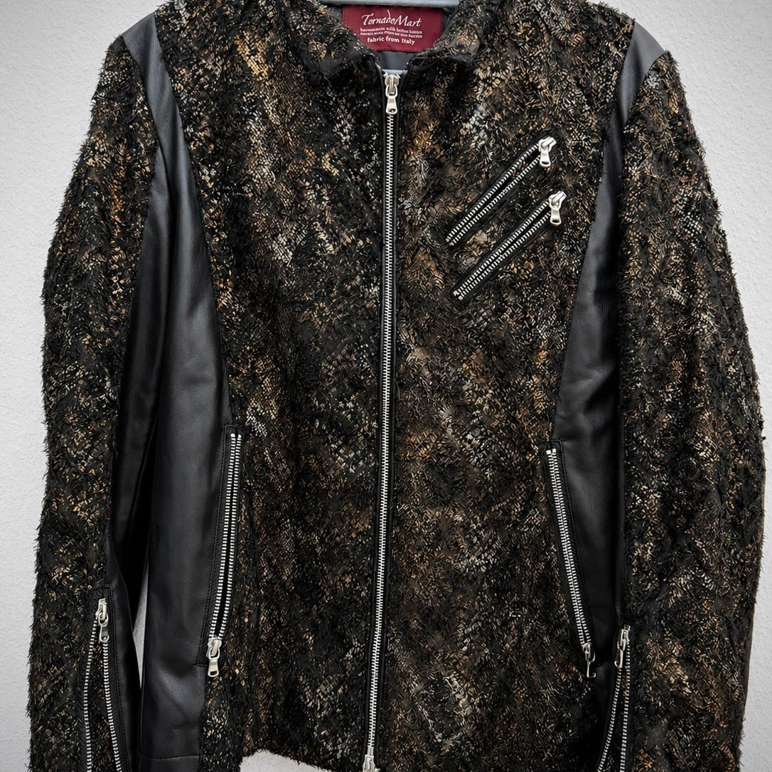 Tornado Mart Glitter Python Jacket - wintexarchive