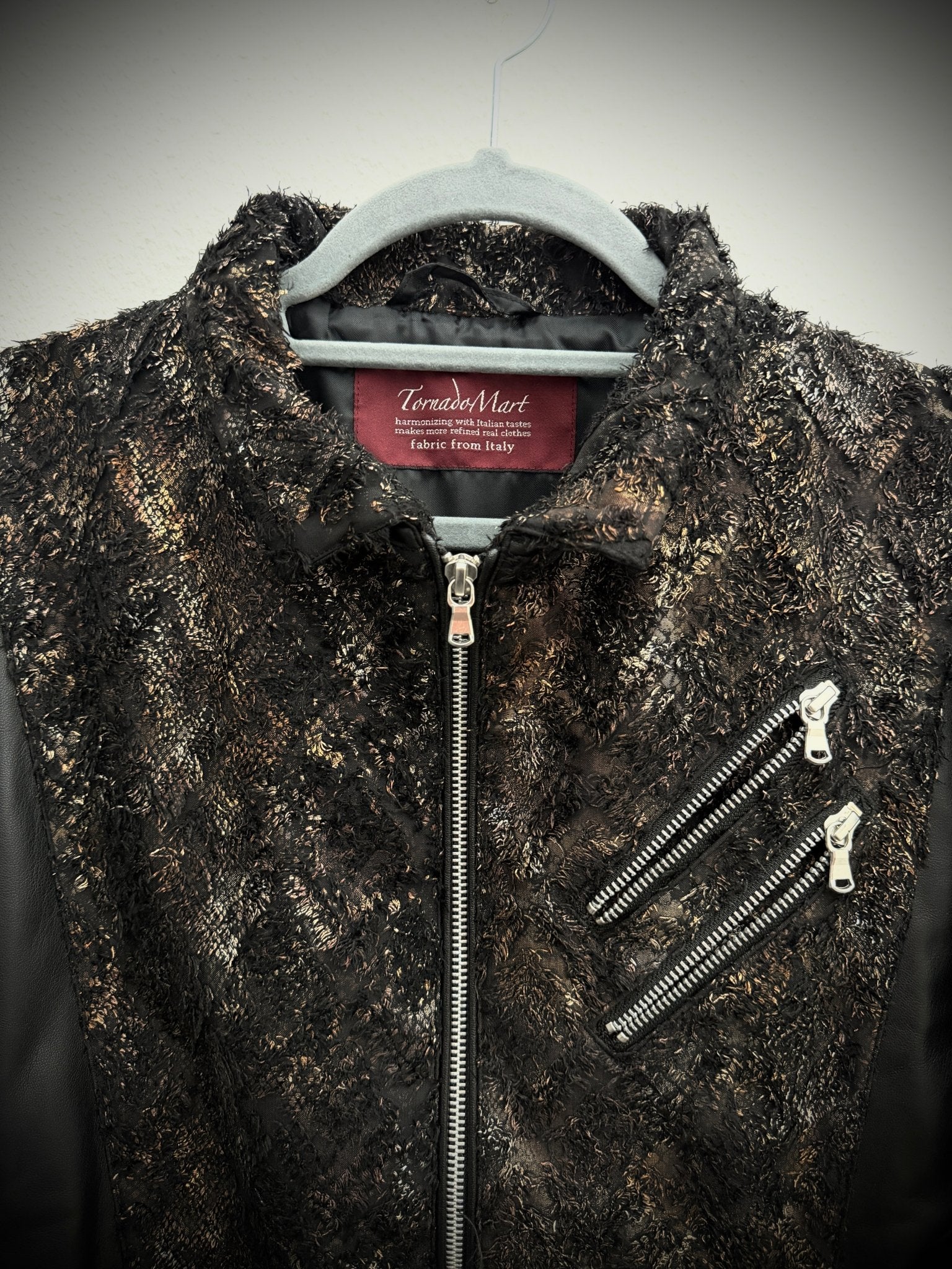 Tornado Mart Glitter Python Jacket - wintexarchive