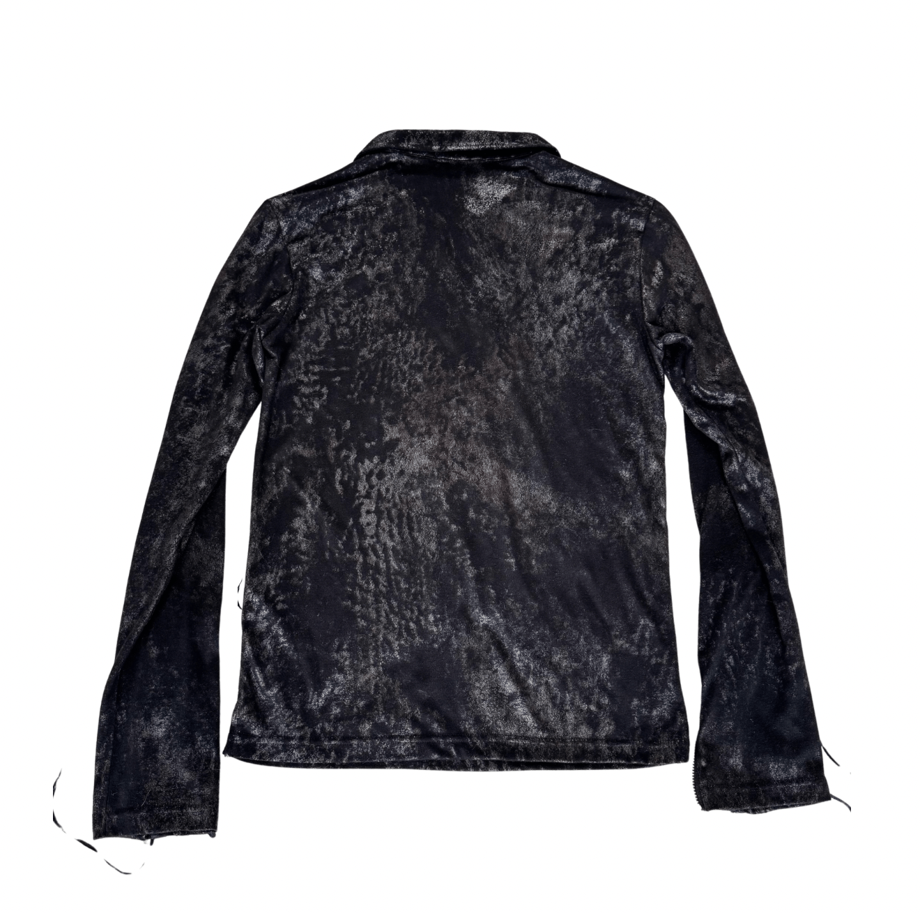 Tornado Mart Leopard Laced up Longsleeve - wintexarchive