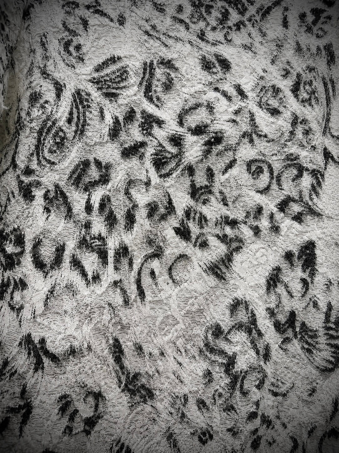 Tornado Mart Micro Distressed Snow Leopard Shirt - wintexarchive