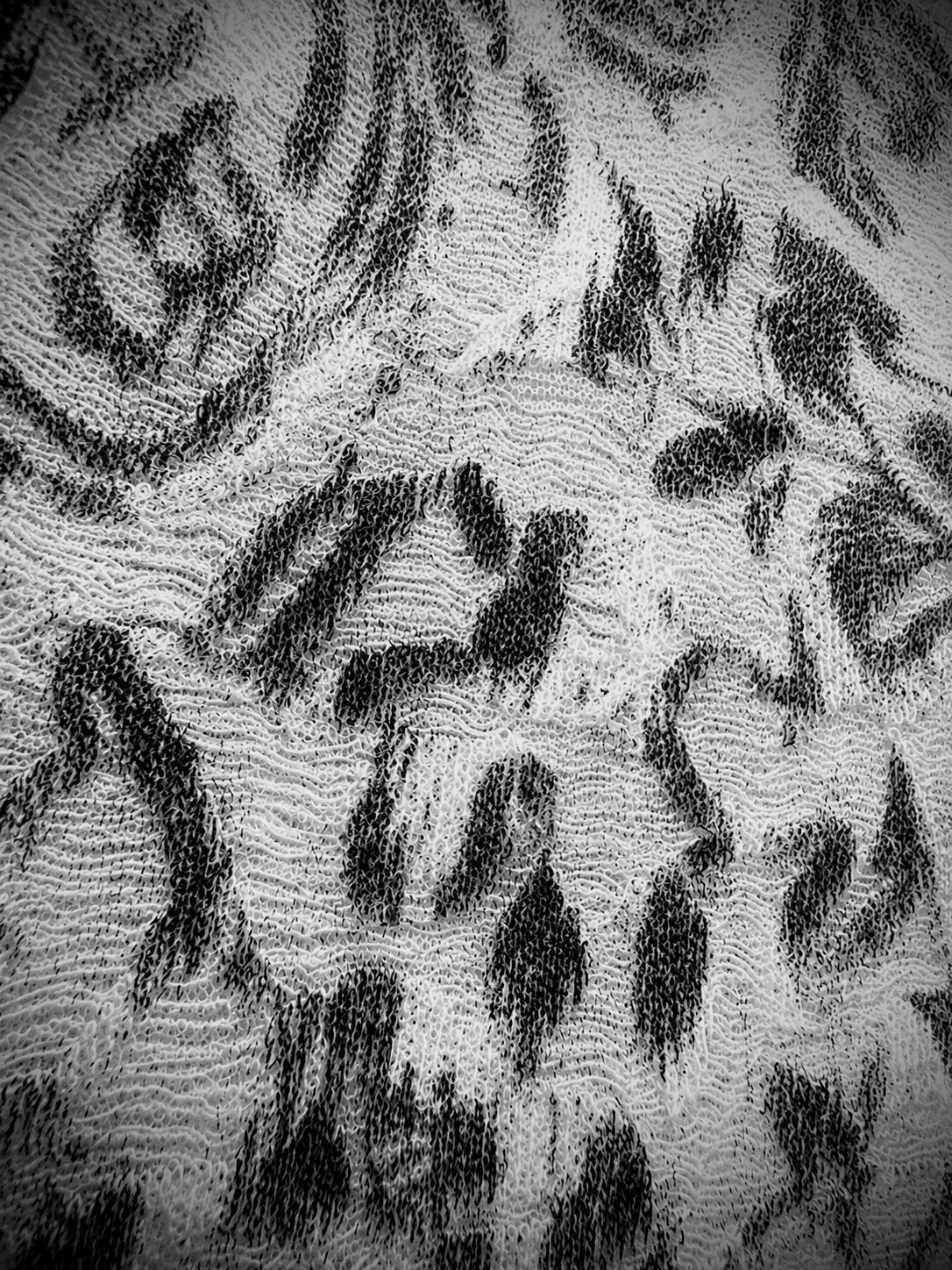 Tornado Mart Micro Distressed Snow Leopard Shirt - wintexarchive