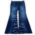 Tornado Mart ocean washed flared denim - wintexarchive