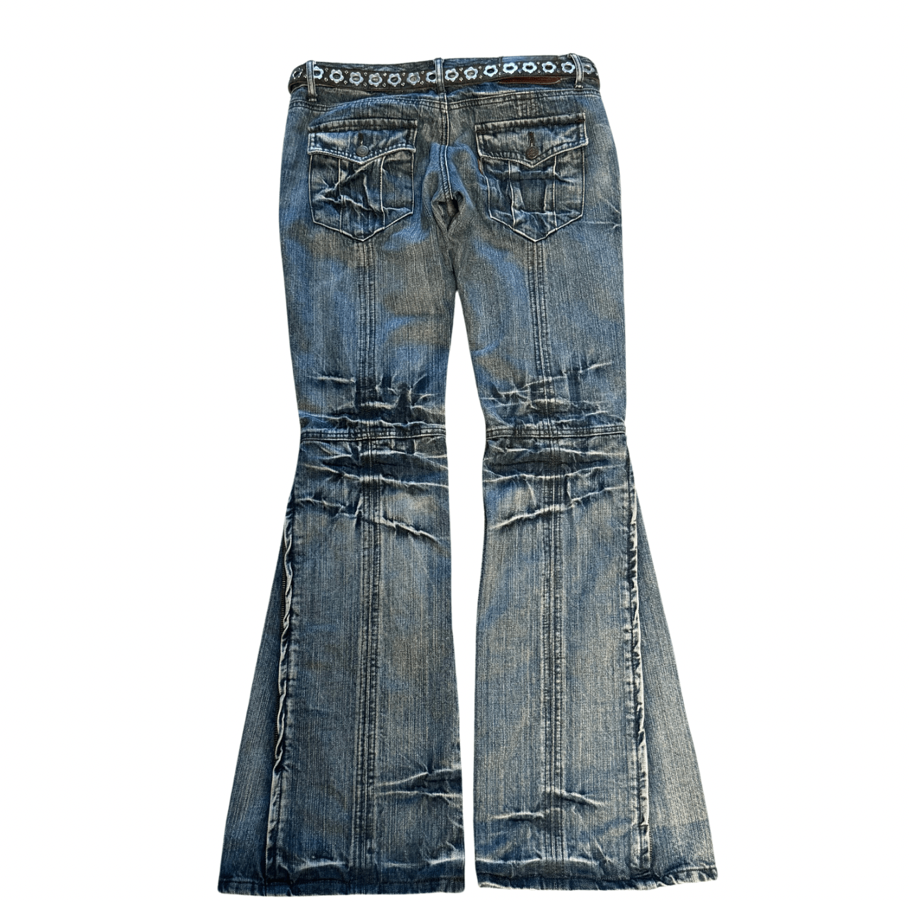 Tornado Mart Pannel Flared Denim - wintexarchive