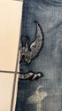 Tornado Mart Patched Bell Bottom Pants - wintexarchive