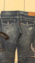 Tornado Mart Patched Bell Bottom Pants - wintexarchive