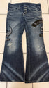 Tornado Mart Patched Bell Bottom Pants - wintexarchive