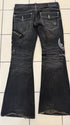 Tornado Mart Patched Flared Denims - wintexarchive