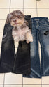 Tornado Mart Patched Flared Denims - wintexarchive