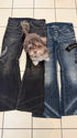 Tornado Mart Patched Flared Denims - wintexarchive
