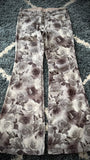 Tornado Mart Rose Velour Bell Bottom Pants - wintexarchive