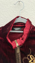 Tornado Mart Striped Velour Royal Track Jacket - wintexarchive