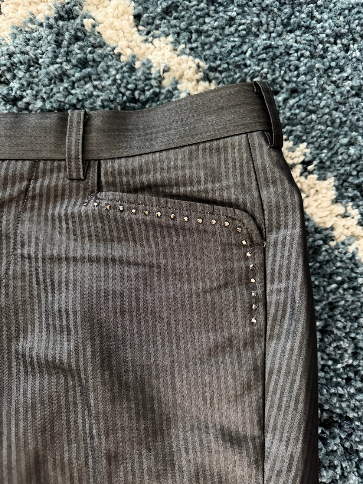 Tornado Mart Studded Dress Pants Bell Bottoms (M) - wintexarchive