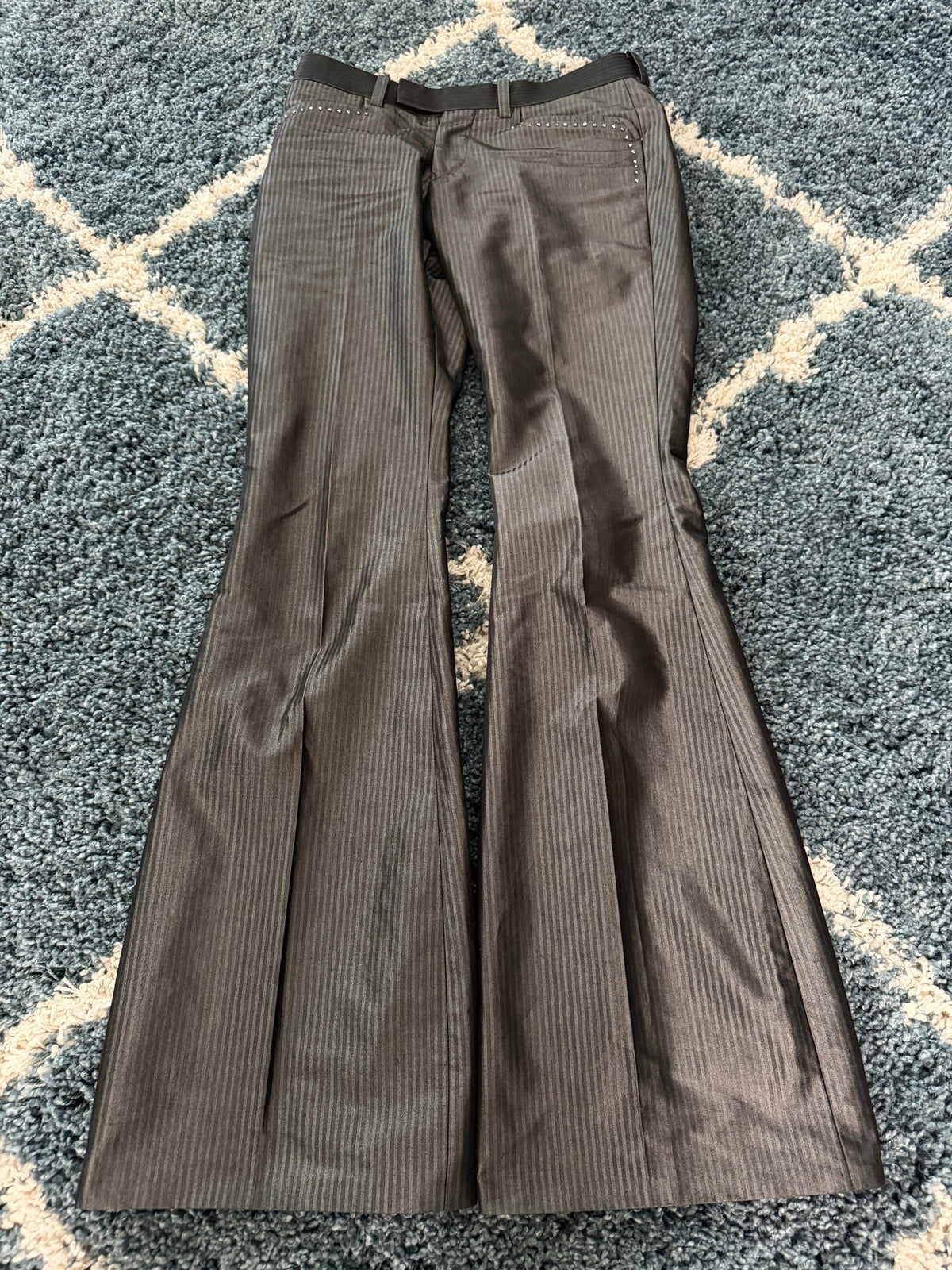 Tornado Mart Studded Dress Pants Bell Bottoms (M) - wintexarchive