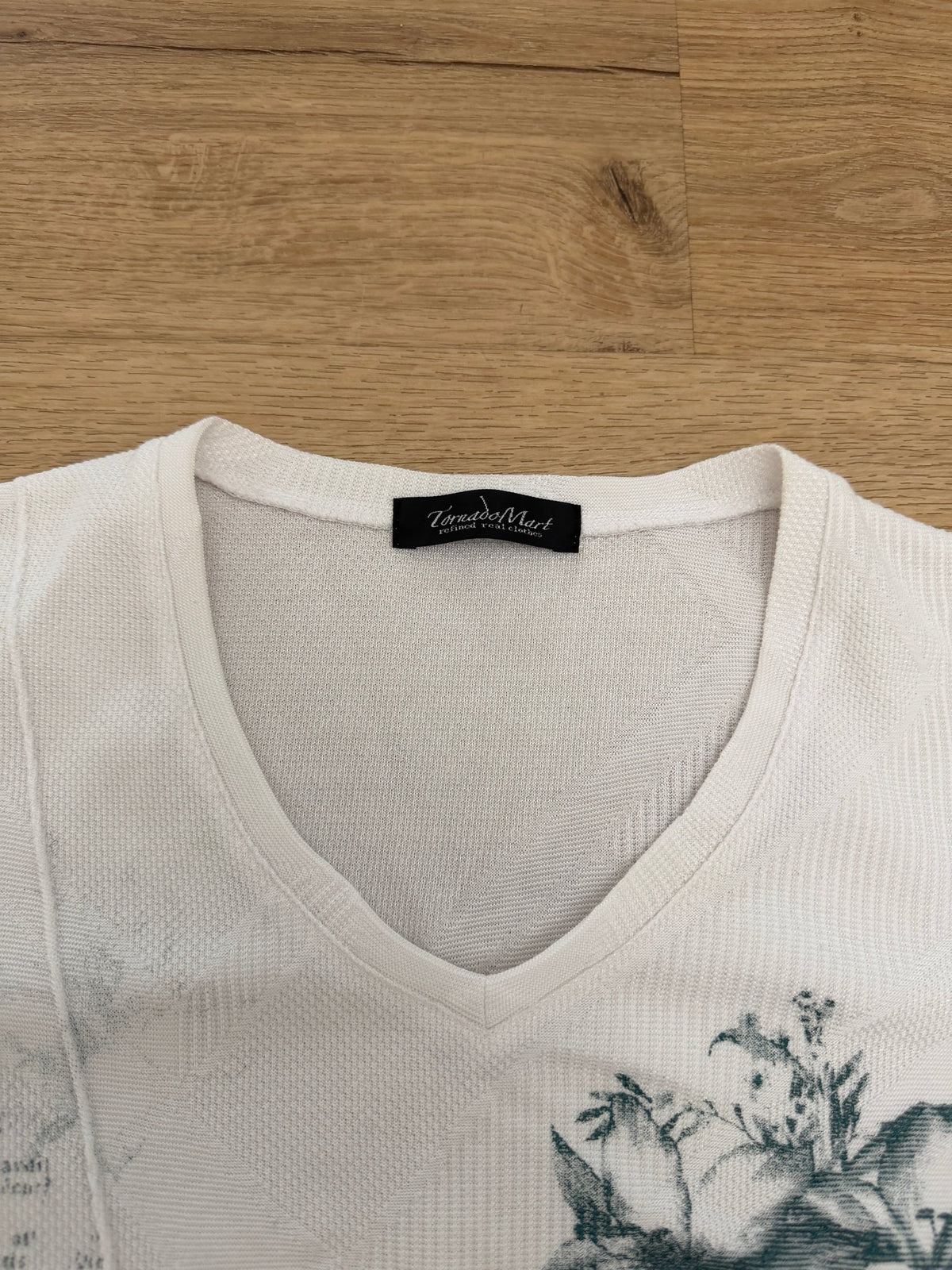Tornado Mart Thermal Slashed Poem Shirt - wintexarchive
