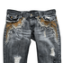 Tornado Mart Tribal Embroidery Flared Denim - wintexarchive