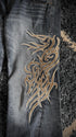 Tornado Mart Tribal Flared Denim - wintexarchive